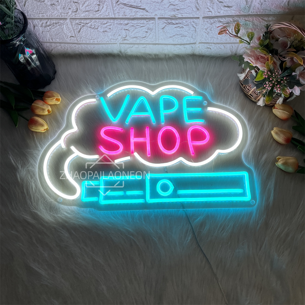 Vaping Shop - VAPE SHOP Led Neon Tabela Duvar