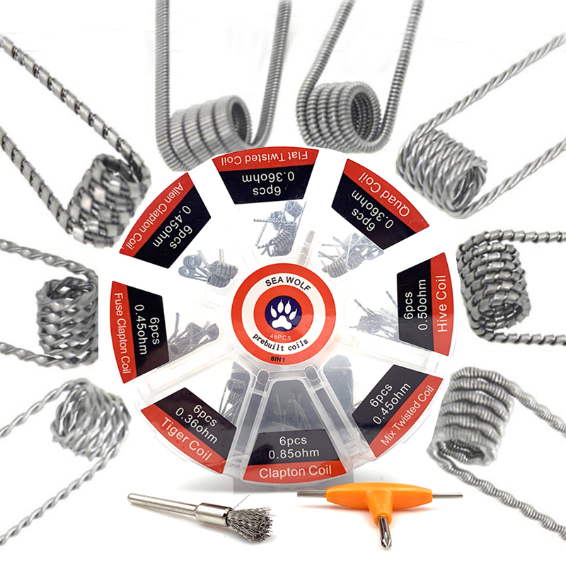 Clapton Wire Pre Built - Önceden Üretilmiş Bobin 8 Çeşit Alien