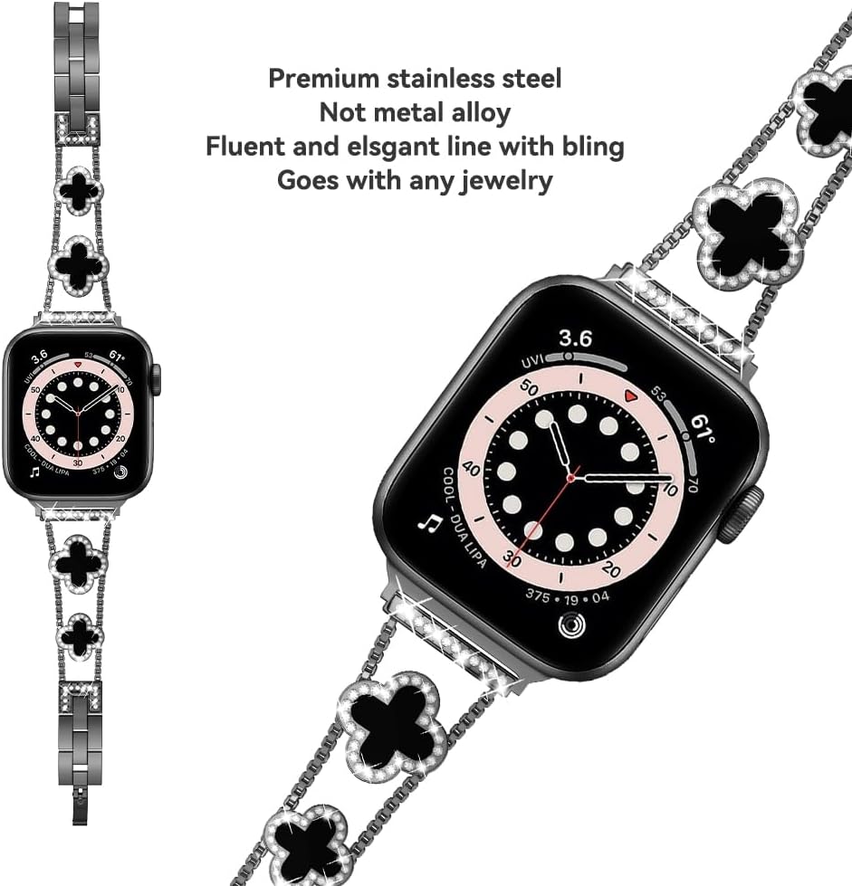 Mesh Coil Strip - Apple Watch Series 11-2/SE/Ultra için Clover