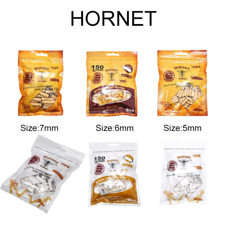 Weed Vaping Accessories - HORNET DANGER Doğal 5MM/6MM/7MM İnce Sigara