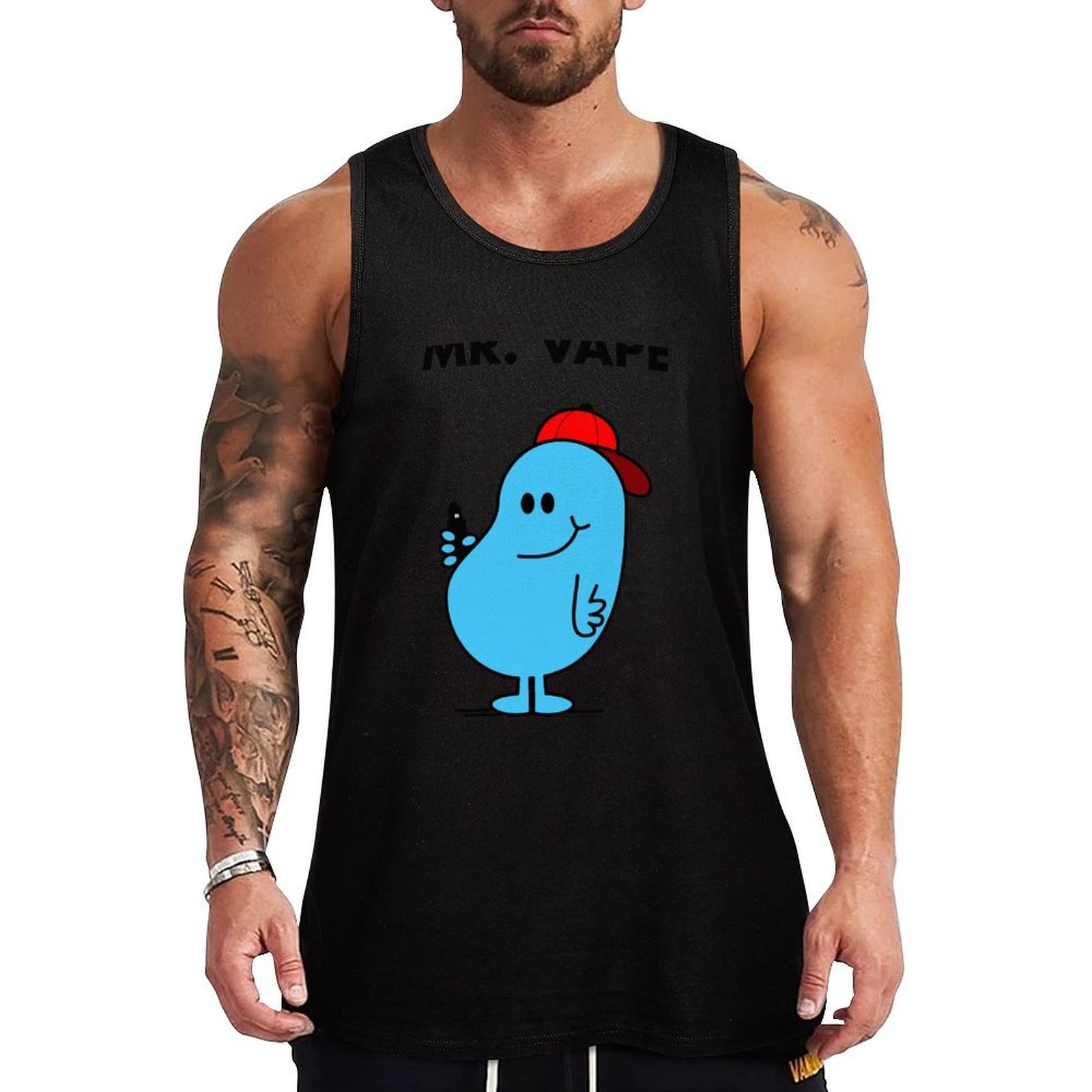 Quick Vape - Mr.Vape Tank Top Spor Atleti Nem