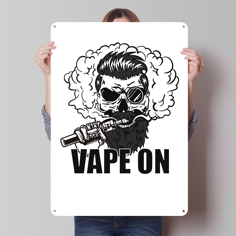 Vape Accessory - Cool Vape Elektronik Teneke Posterler Özelleştirilebilir