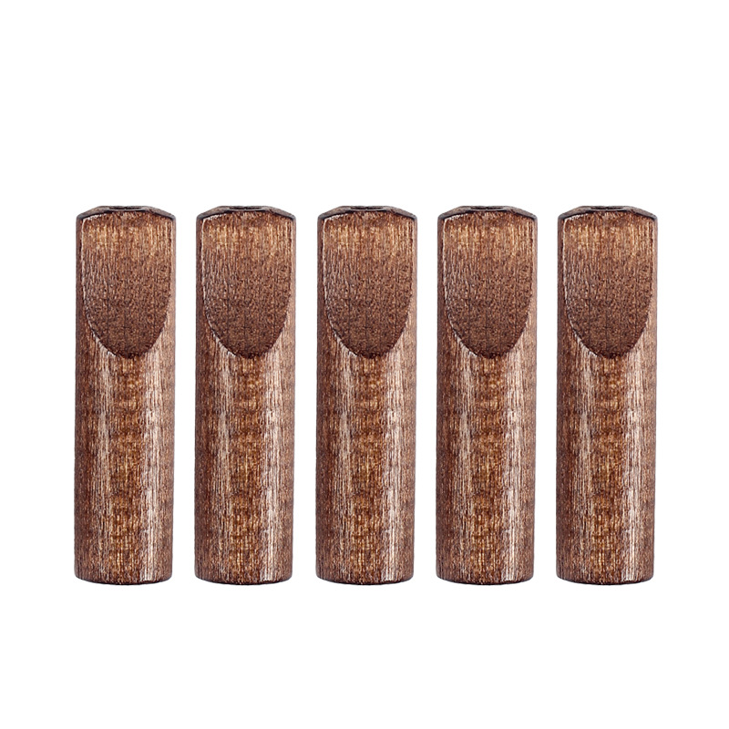 Smoking & Vaping Accessories - 10 Adet 8mm Ahşap Sigara Ağızlığı