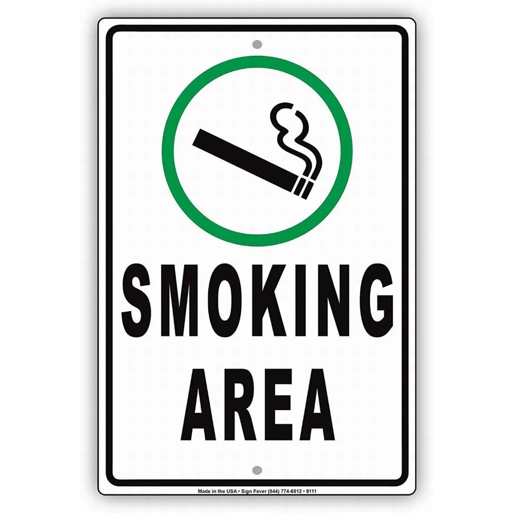 Vaping Shop - 12x16 inç Vintage Güvenlik Uyarı Tabelası