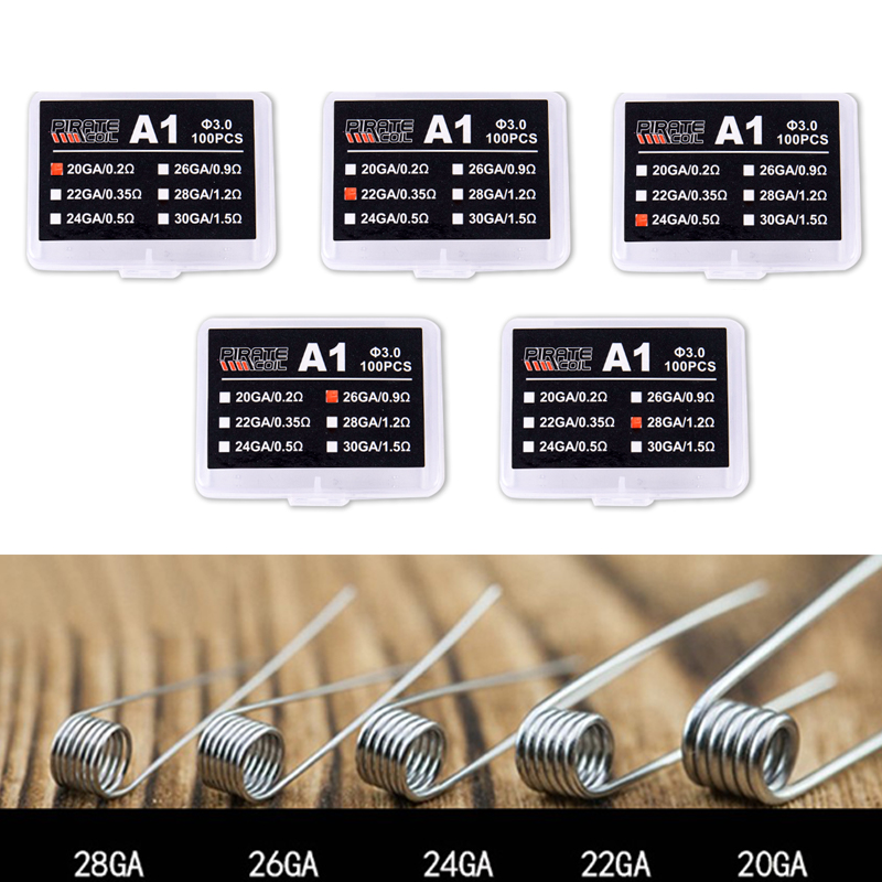 Coil Building Kit - 100 Adet/kutu Yüksek Kaliteli A1 Bobin