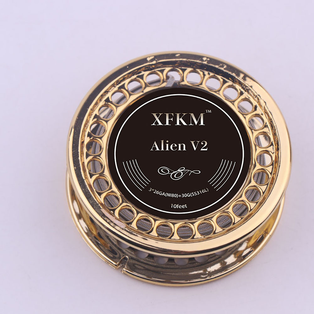 XFKM 5M/rulo NI80/A1/SS316L Al - Clapton Wire Pre Built incelemesi ve fiyatı