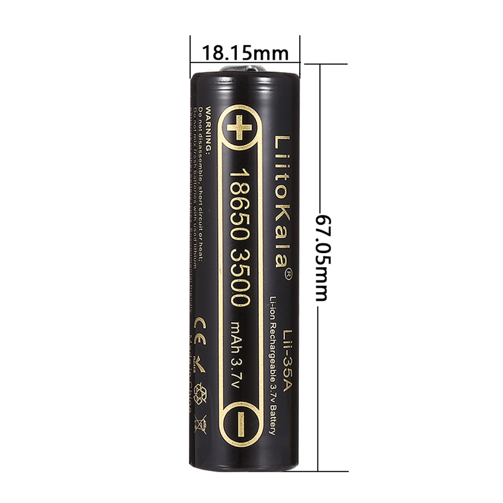 2-10 adet LiitoKala Lii-35A 18 - Vape Battery 18650 incelemesi ve fiyatı