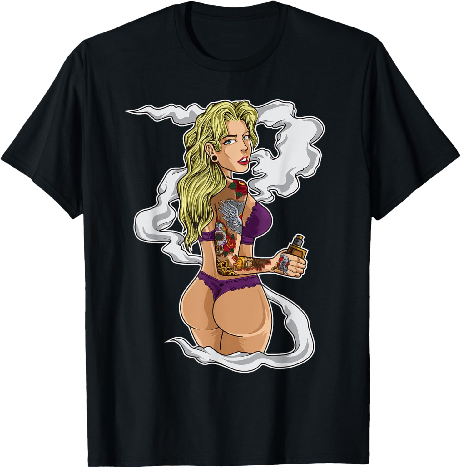 Dövmeli Vaping Kız Grafikli Ti - Vaping Shop incelemesi ve fiyatı