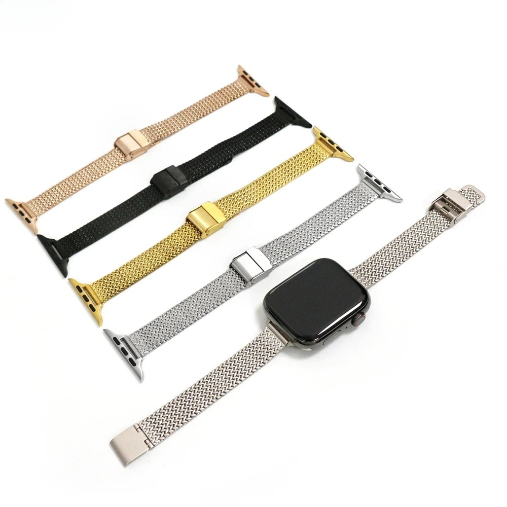 Apple Watch Series 9 8 7 6 SE  - Mesh Coil Strip incelemesi ve fiyatı