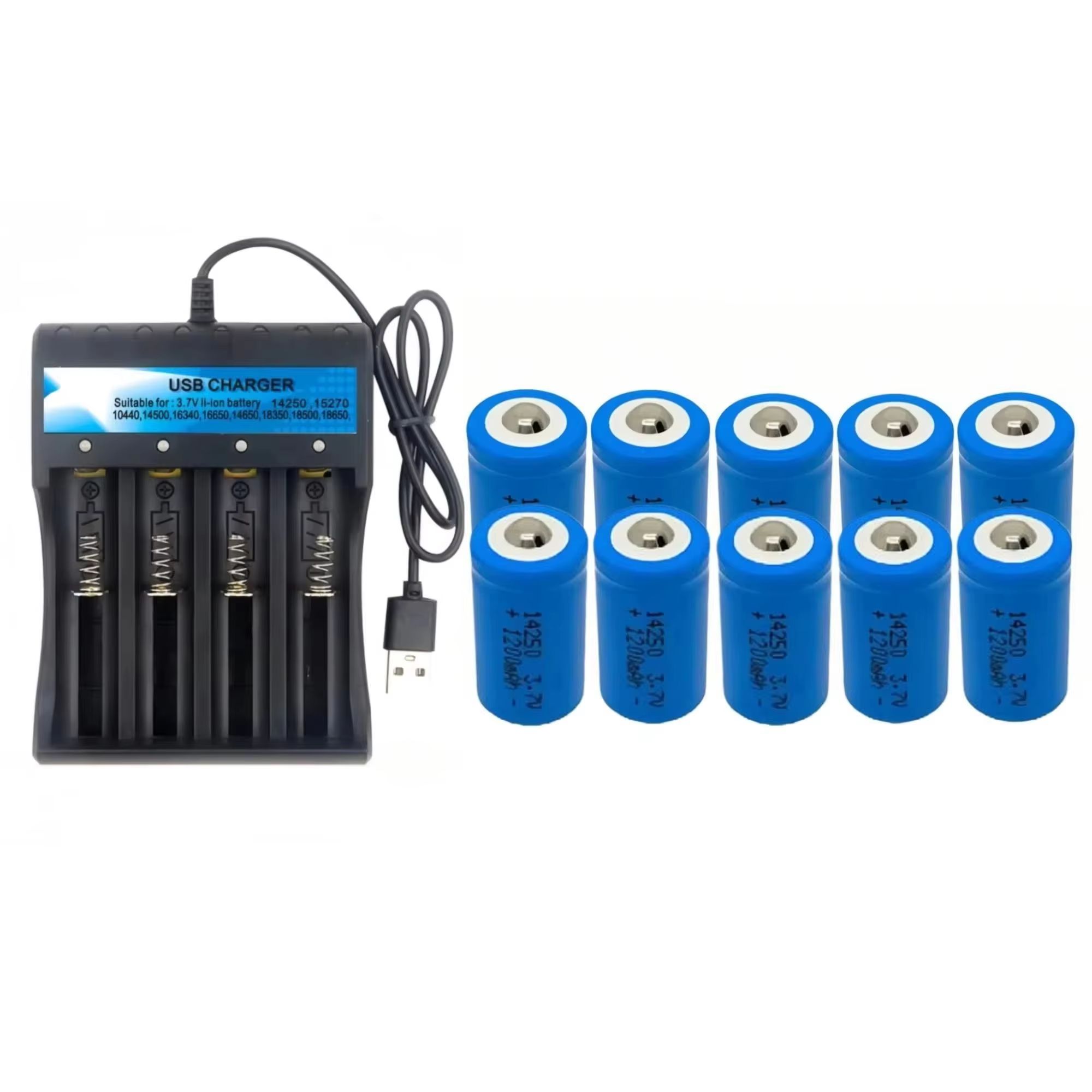 10 adet hızlı şarj 14250 3.7V  - Quick Vape incelemesi ve fiyatı