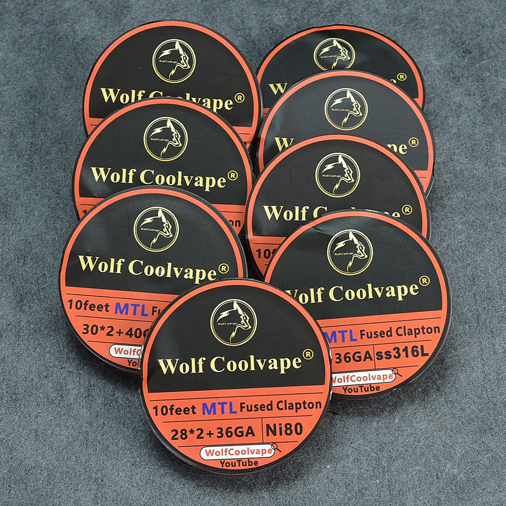 10Feet NI80/A1/SS316L MTL sigo - Clapton Wire Pre Built incelemesi ve fiyatı