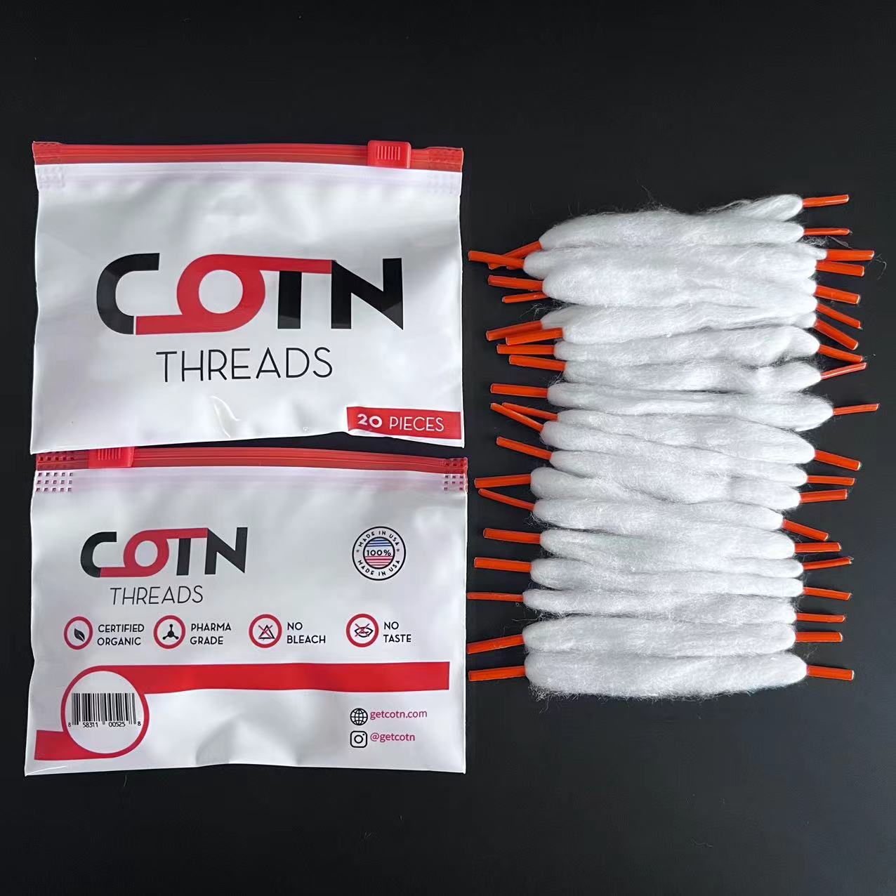 10 torba COTN fitil PreBuilt o - Cotton Wick Organic incelemesi ve fiyatı