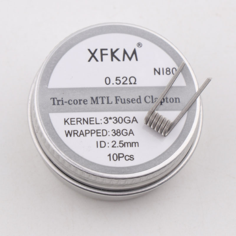 YENI XFKM 10 adet/kutu NI80/A1 - Clapton Wire Pre Built incelemesi ve fiyatı