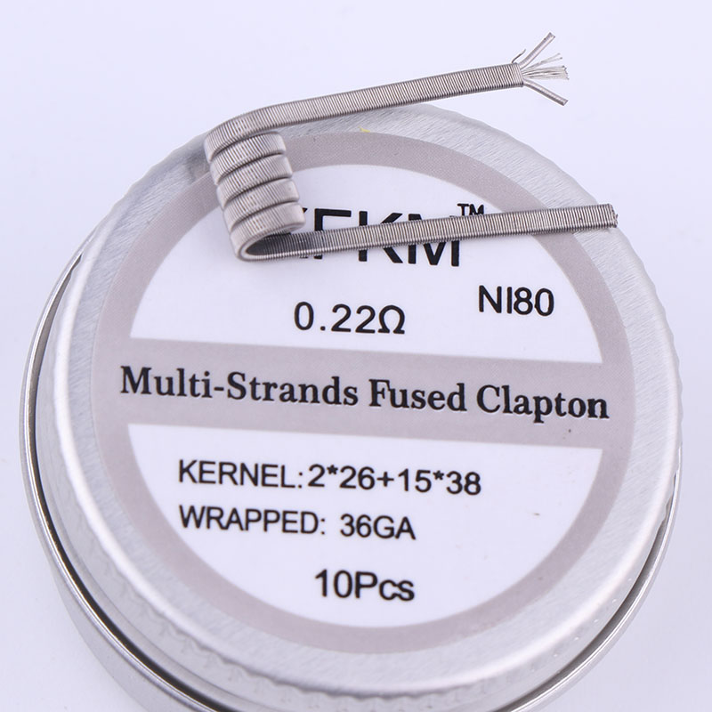 Yeni XFKM 10 adet/kutu NI80 yü - Clapton Wire Pre Built incelemesi ve fiyatı