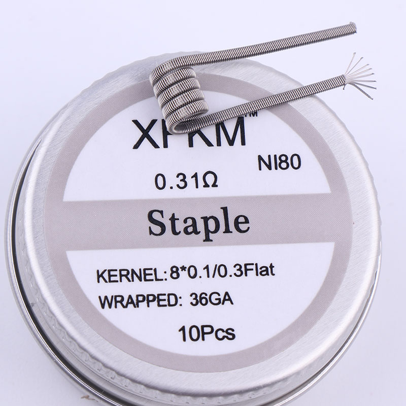 Yeni XFKM 10 adet/kutu NI80 yü - Clapton Wire Pre Built incelemesi ve fiyatı