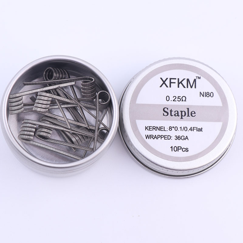 Yeni XFKM 10 adet/kutu NI80 yü - Clapton Wire Pre Built incelemesi ve fiyatı