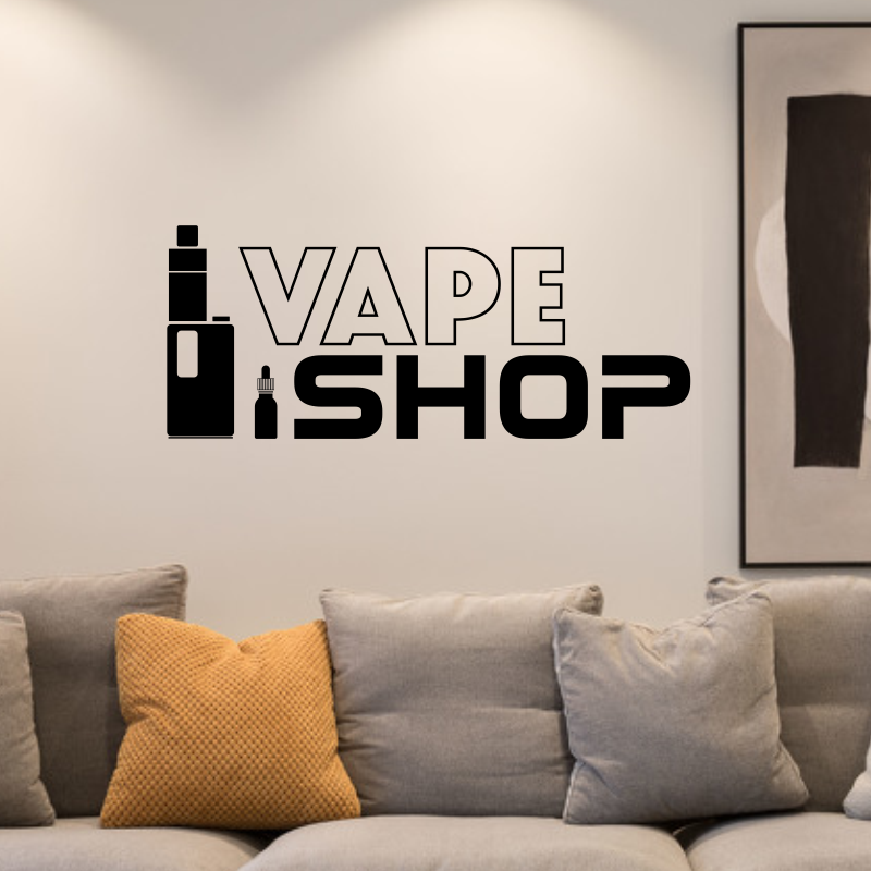 Vinil Duvar Çıkartmaları Vape  - Vaping Shop incelemesi ve fiyatı