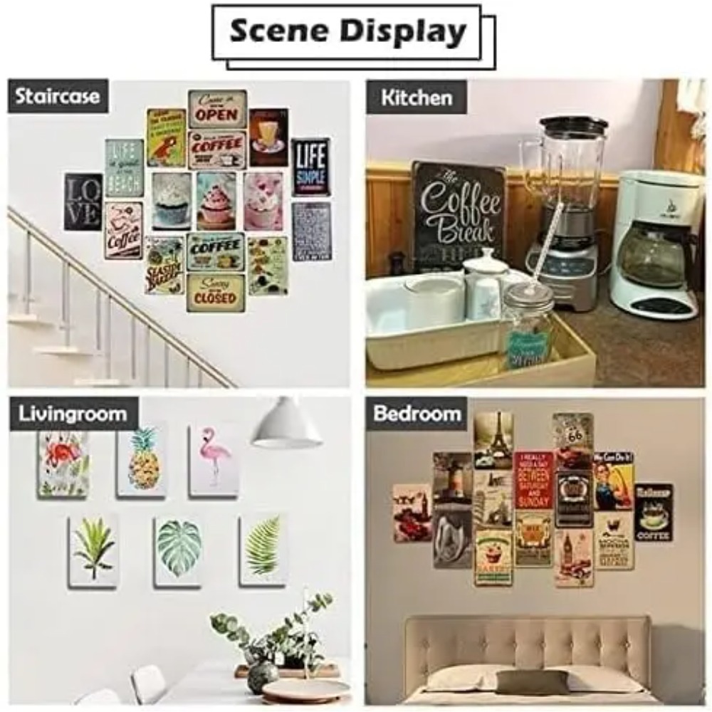 12x16 inç Vintage Güvenlik Uya - Vaping Shop incelemesi ve fiyatı