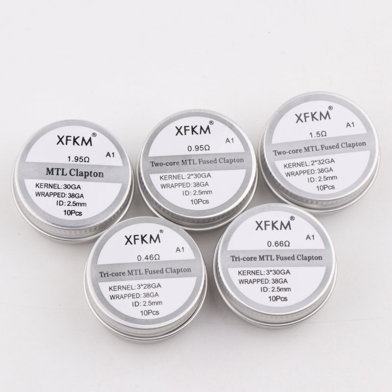 Yeni XFKM 10 adet/kutu NI80/A1 - Clapton Wire Pre Built incelemesi ve fiyatı